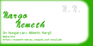 margo nemeth business card